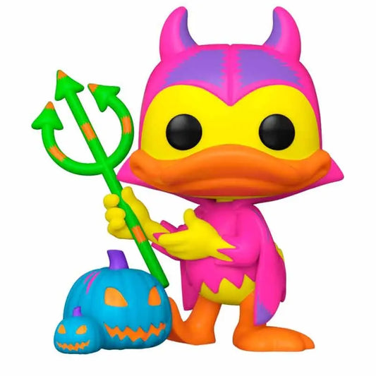 Funko Pop: Disney Mickey and Friends Devil Donald with Pumpkin #1446 (Chase Exclusive) Sleek Geek