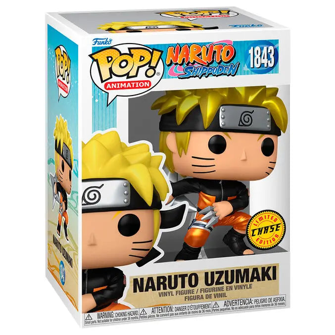 Funko Pop: Naruto Shippuden Naruto Uzumaki #1843 (Chase Exclusive) Sleek Geek