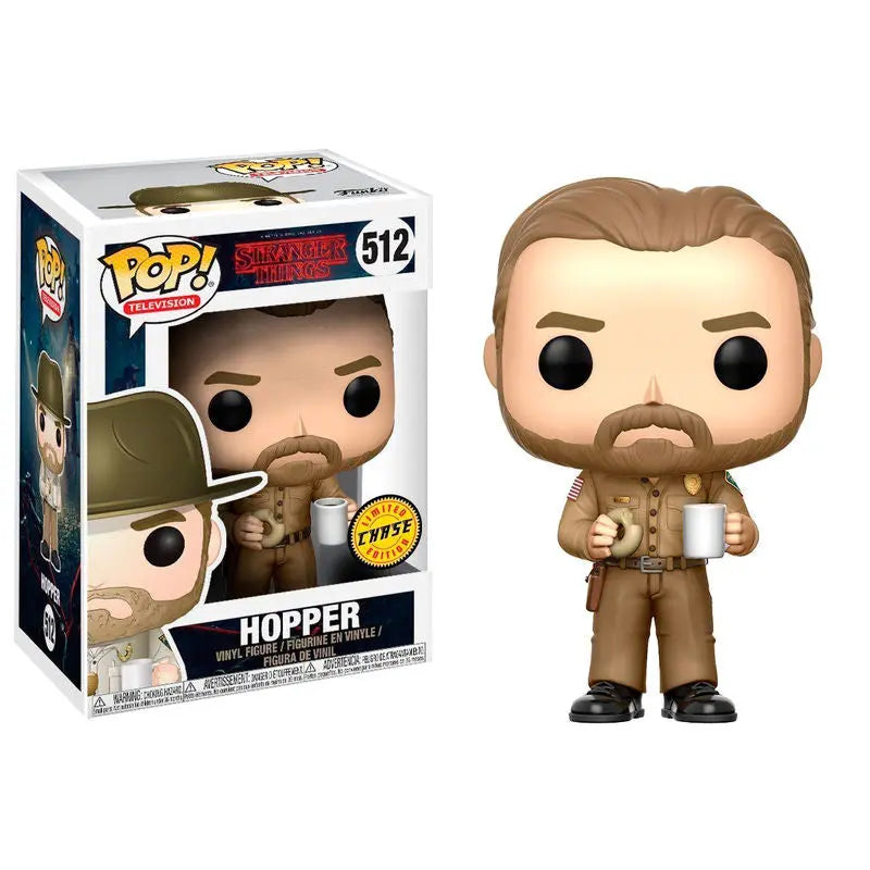 Funko Pop: Stranger Things Hopper #512 (Chase Exclusive) Sleek Geek
