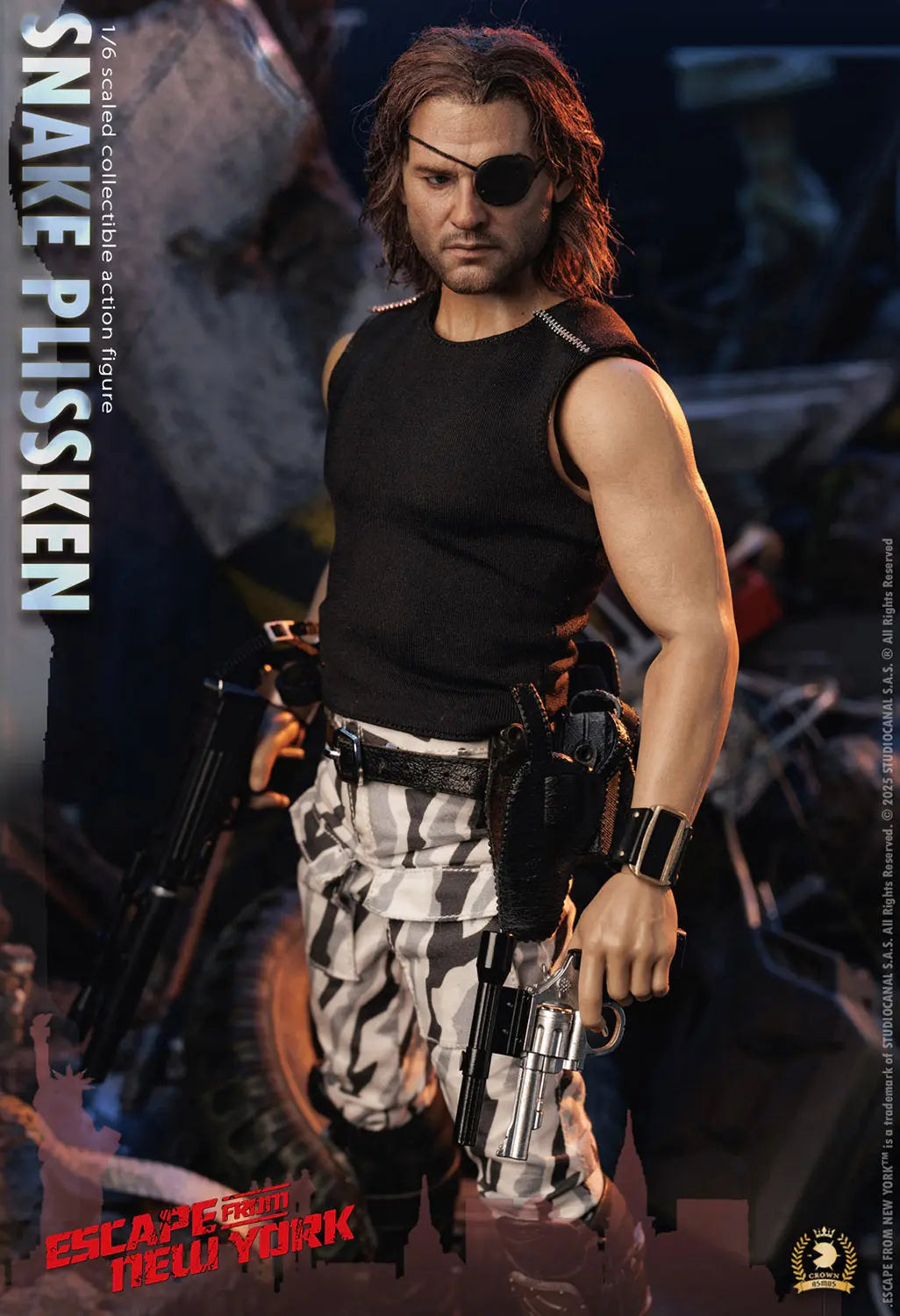 Asmus 1/6 Snake Plissken (Real Hair Edition) Sleek Geek Collectibles