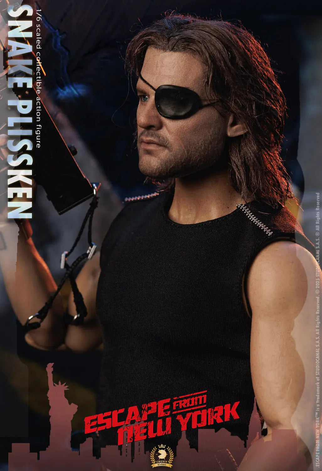 Asmus 1/6 Snake Plissken (Real Hair Edition) Sleek Geek Collectibles