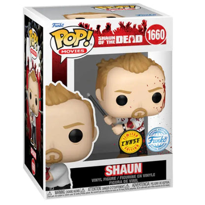 Funko Pop: Shaun of the Dead Shaun #1660 (Chase Exclusive) Sleek Geek