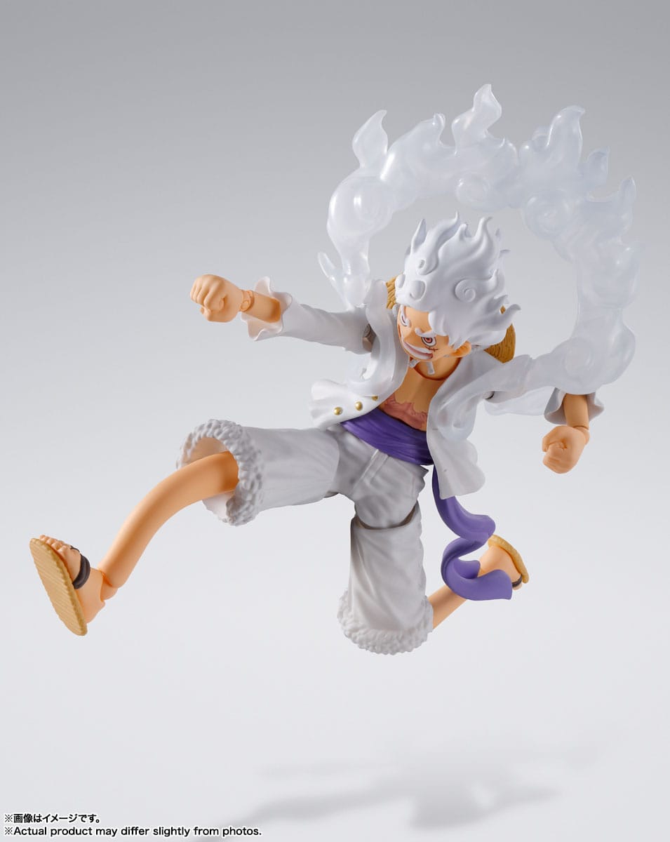One Piece S.H. Figuarts Action Figure Monkey D. Luffy Gear 5 Sleek Geek Collectibles