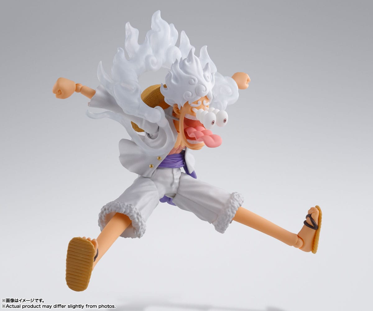 One Piece S.H. Figuarts Action Figure Monkey D. Luffy Gear 5 Sleek Geek Collectibles