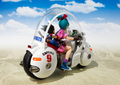 Dragon Ball S.H. Figuarts Vehicle with Figure Bulma's Motorcycle Hoipoi Capsule No. 9 17 cm Sleek Geek