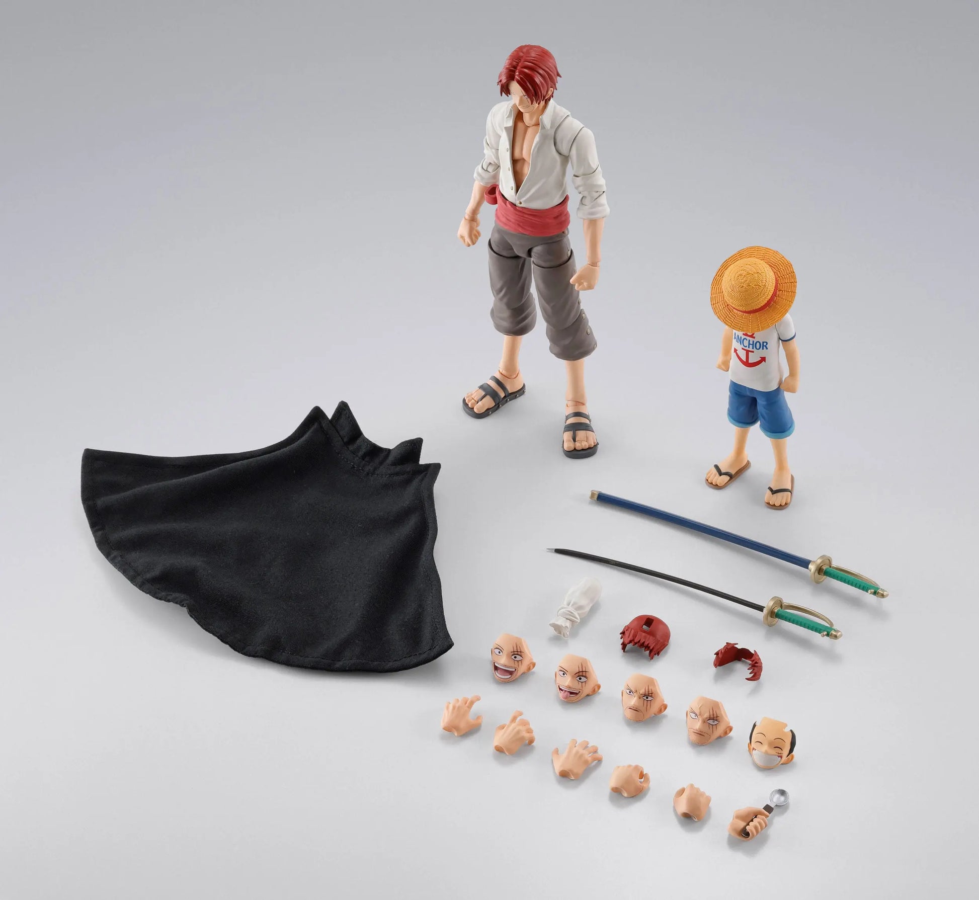 One Piece S.H. Figuarts 2-Pack Shanks & Monkey D. Luffy Childhood Ver. Sleek Geek