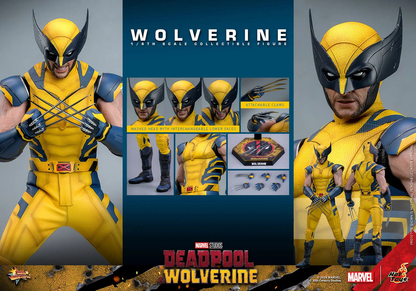 Hot Toys 1/6 Wolverine - Deadpool & Wolverine Sleek Geek Collectibles