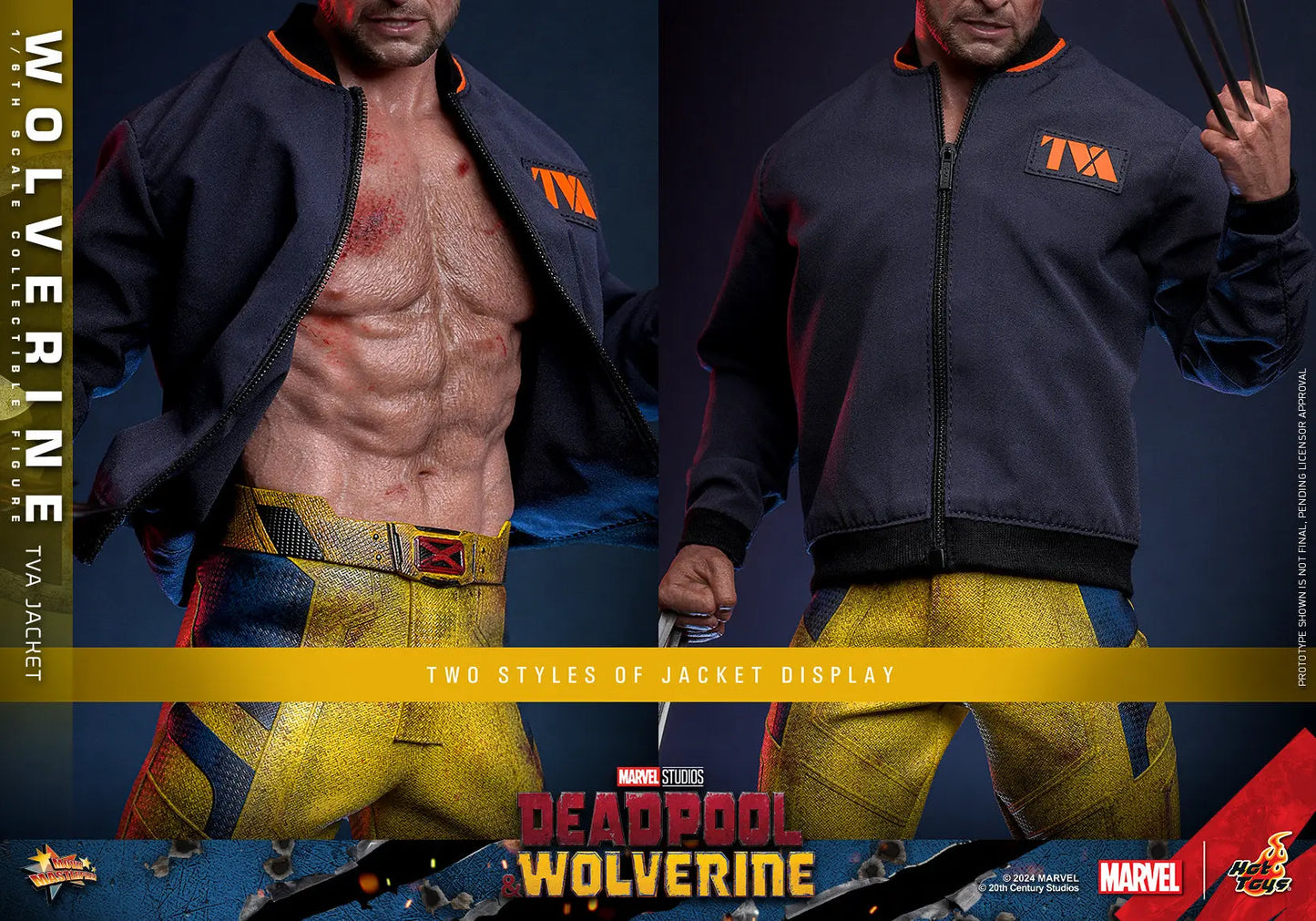 Hot Toys 1/6 Wolverine TVA Jacket - Deadpool & Wolverine Sleek Geek Collectibles