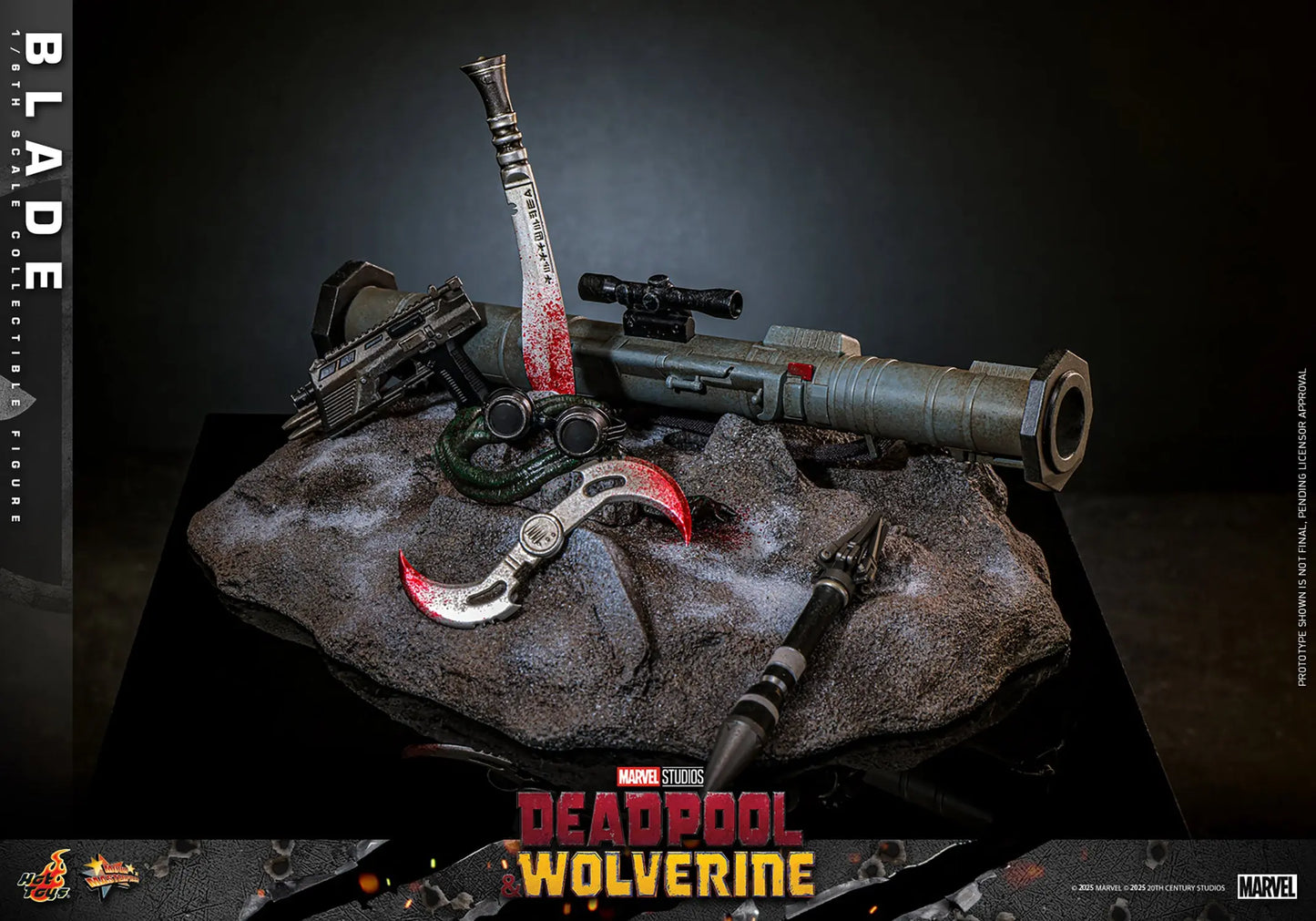 Hot Toys 1/6 Blade - Deadpool & Wolverine Sleek Geek Collectibles