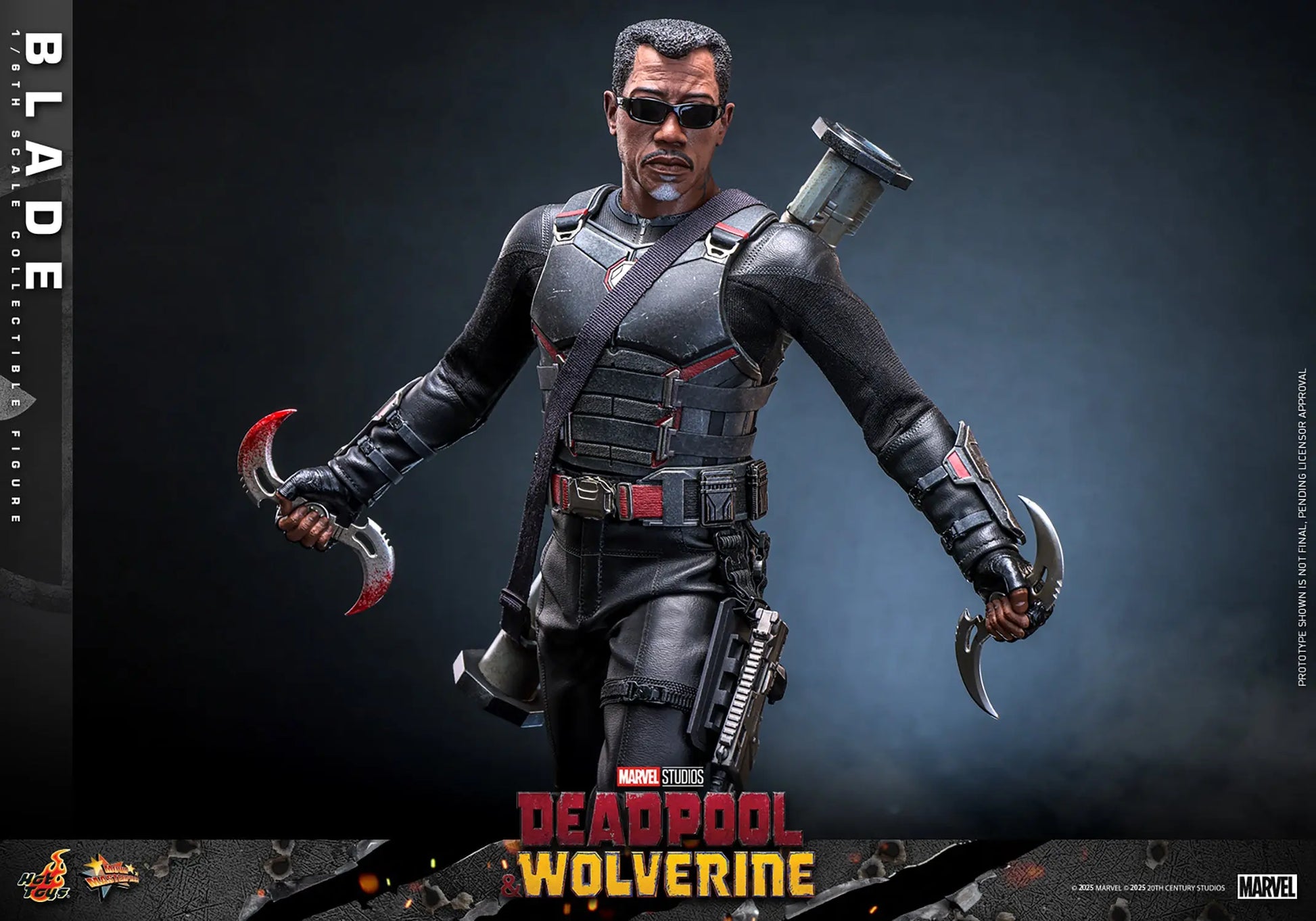 Hot Toys 1/6 Blade - Deadpool & Wolverine Sleek Geek Collectibles