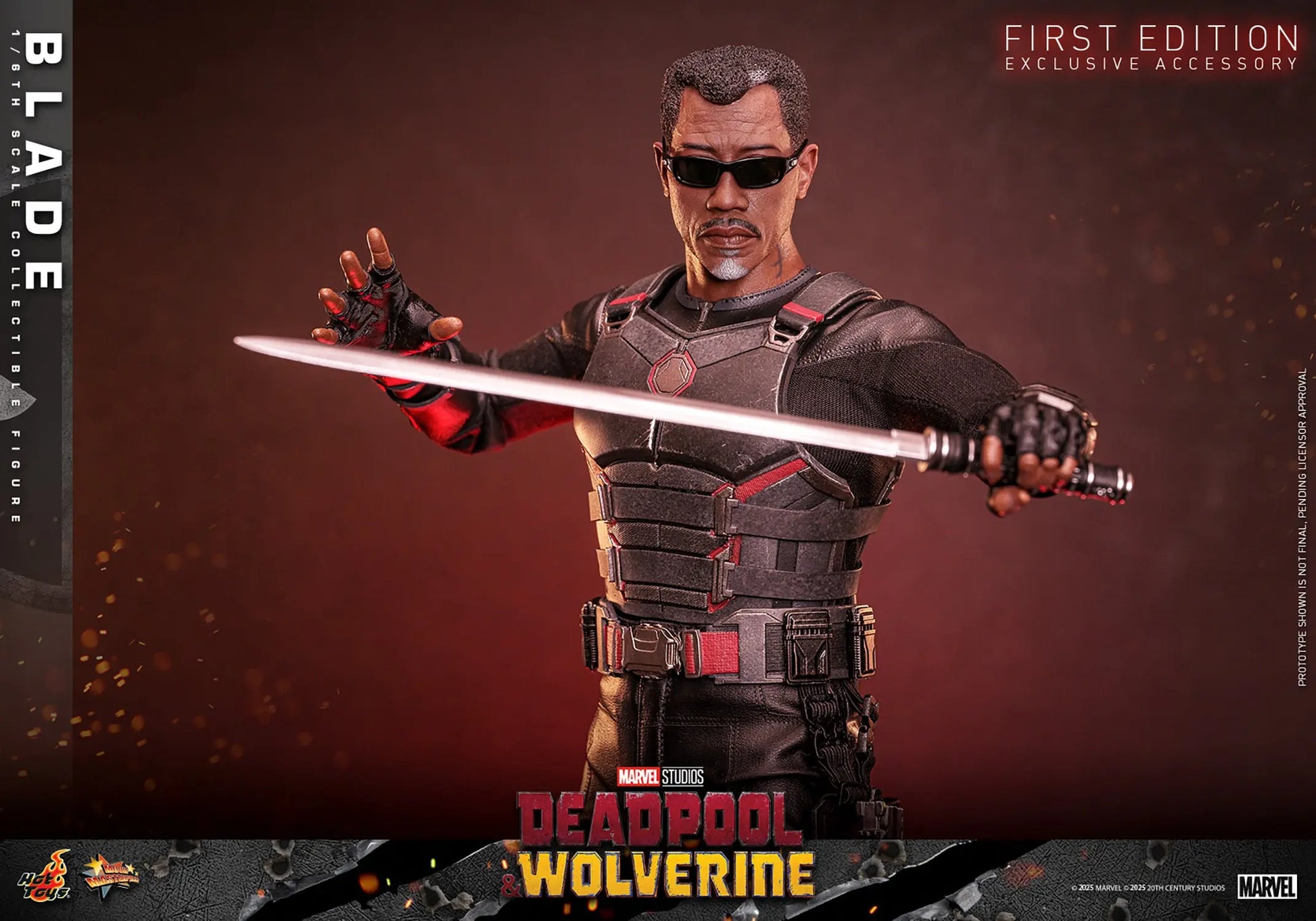 Hot Toys 1/6 Blade - Deadpool & Wolverine Sleek Geek Collectibles