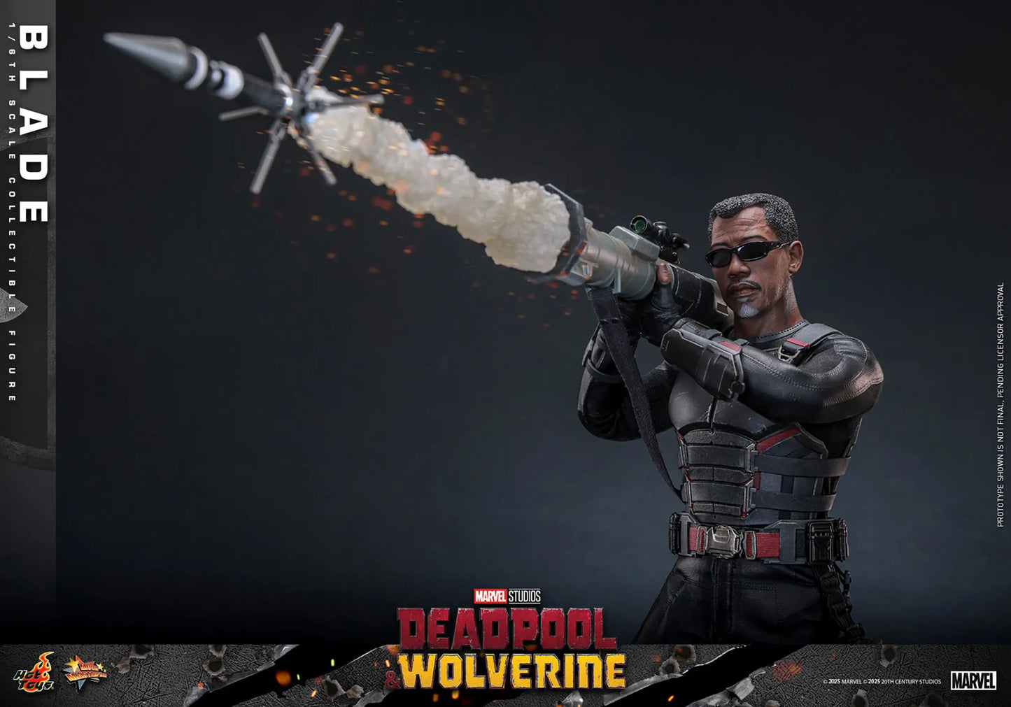Hot Toys 1/6 Blade - Deadpool & Wolverine Sleek Geek Collectibles