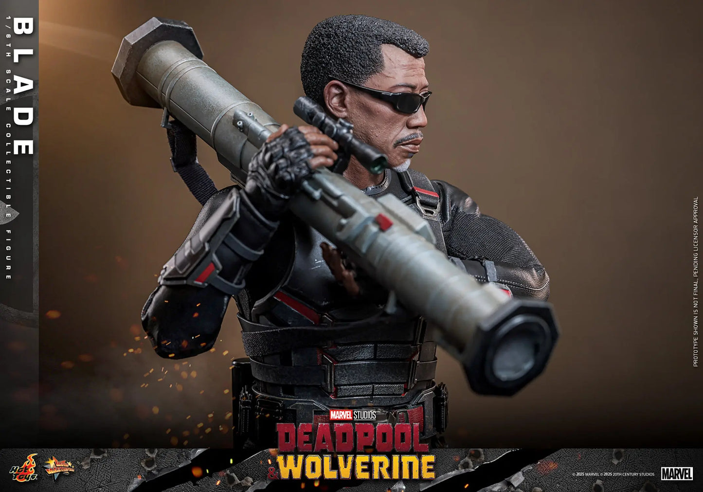 Hot Toys 1/6 Blade - Deadpool & Wolverine Sleek Geek Collectibles