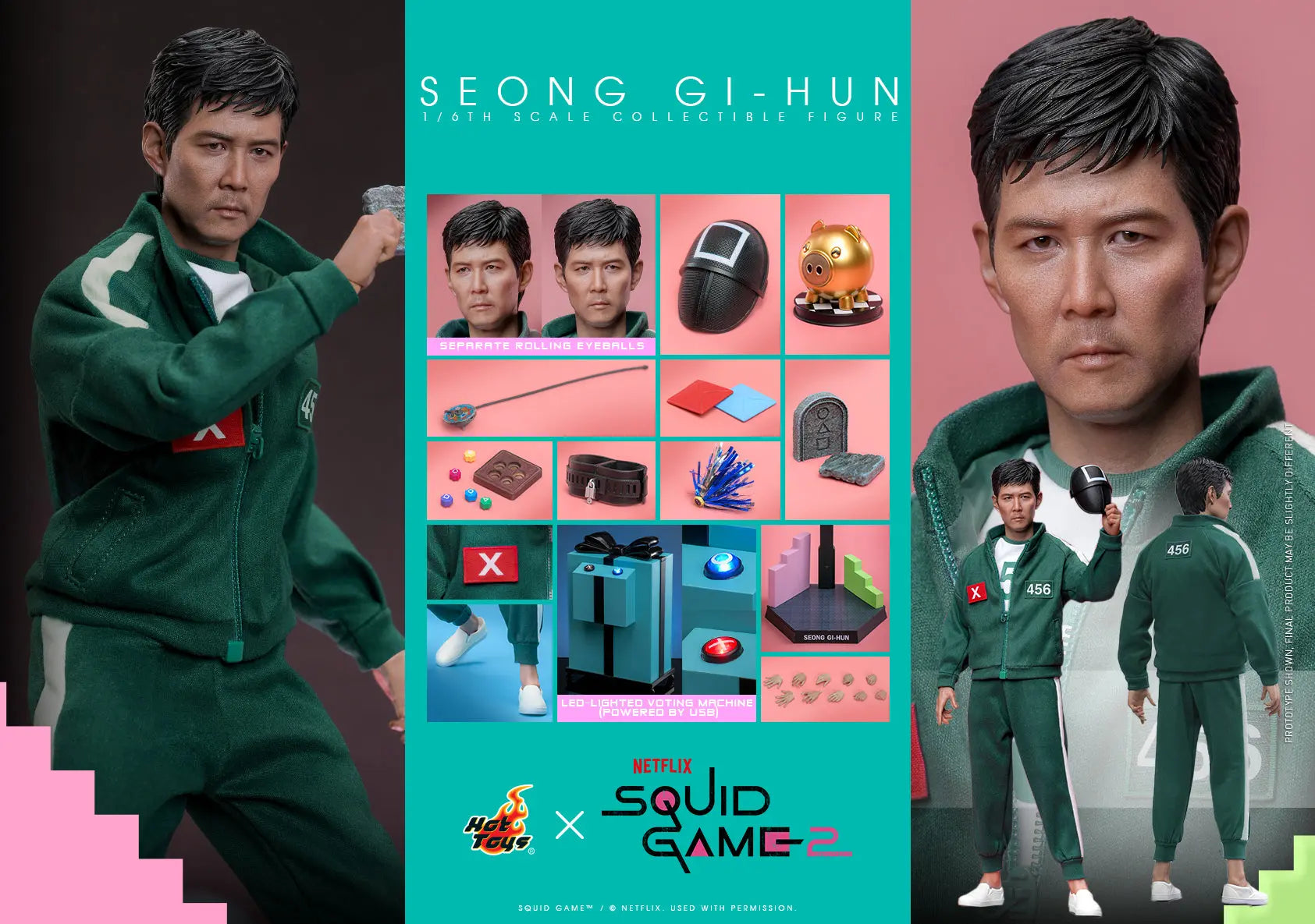 Hot Toys 1/6 Seong Gi-hun - Squid Game Season 2 Sleek Geek Collectibles