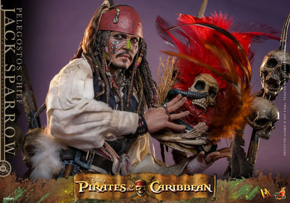 Hot Toys 1/6 Pelegostos Chief Jack Sparrow - Pirates of the Caribbean - Dead Man's Chest Sleek Geek Collectibles
