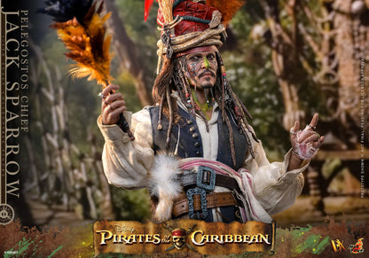 Hot Toys 1/6 Pelegostos Chief Jack Sparrow - Pirates of the Caribbean - Dead Man's Chest Sleek Geek Collectibles