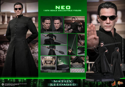 Hot Toys 1/6 Neo - The Matrix Reloaded Sleek Geek Collectibles