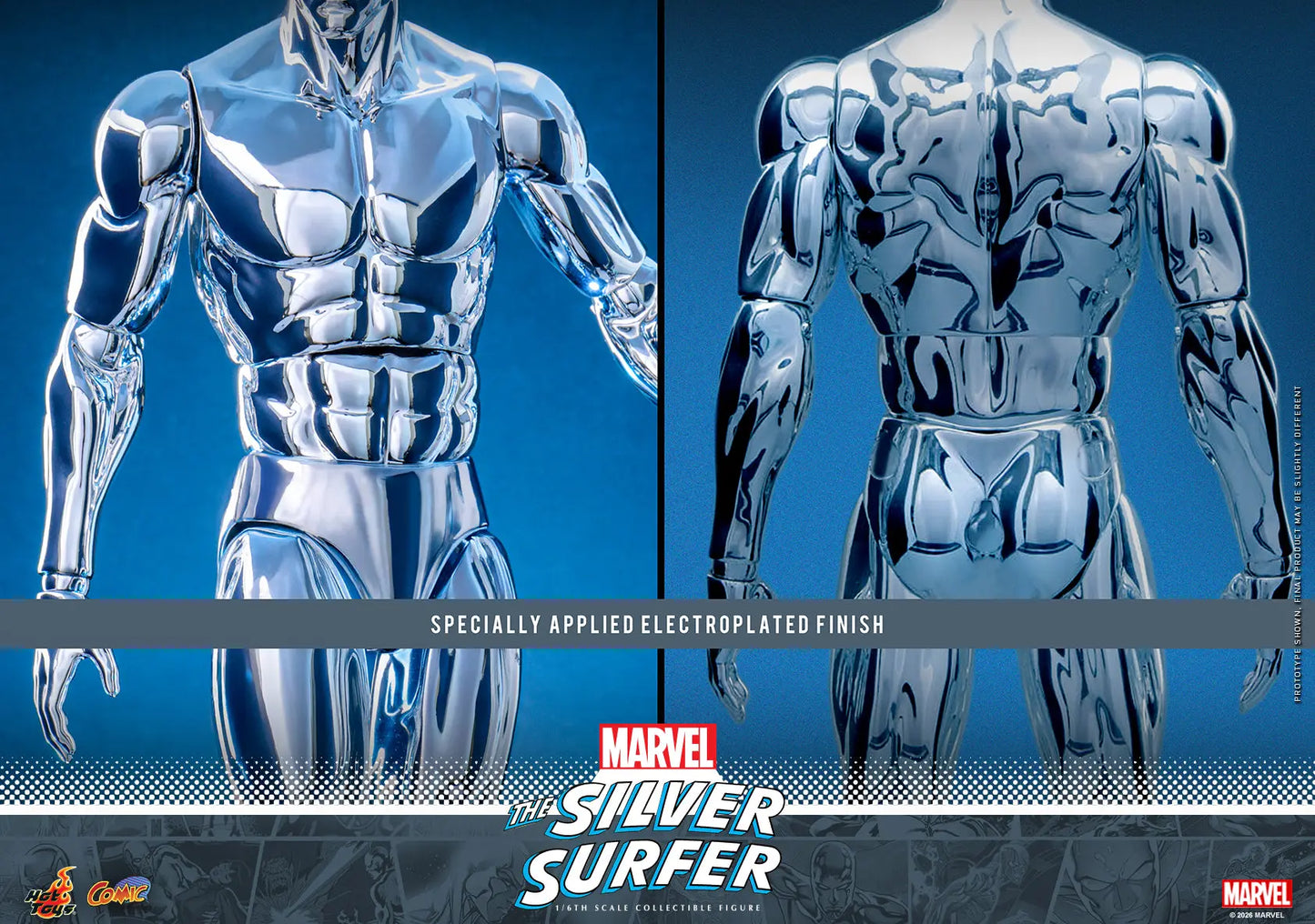 Hot Toys 1/6 Silver Surfer Sleek Geek Collectibles