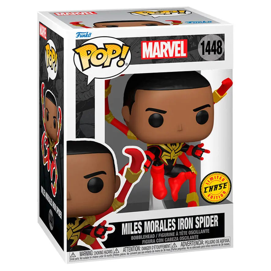 Funko Pop: Miles Morales Iron Spider #1448 (Chase Exclusive) Sleek Geek