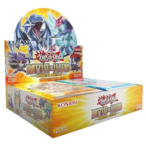 Yu-Gi-Oh Battles of Legend: Monster Mayhem Boosters (Sealed Box 24ct) My Store