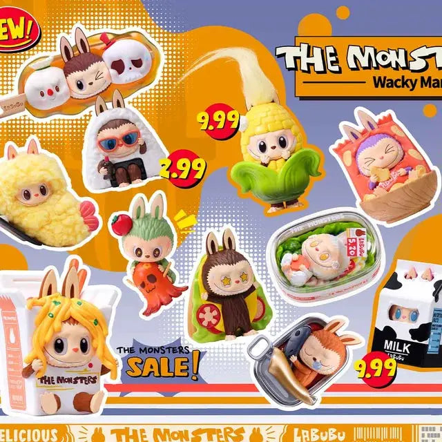 The Monsters: Wacky Mart Labubu Figure Sleek Geek Collectibles