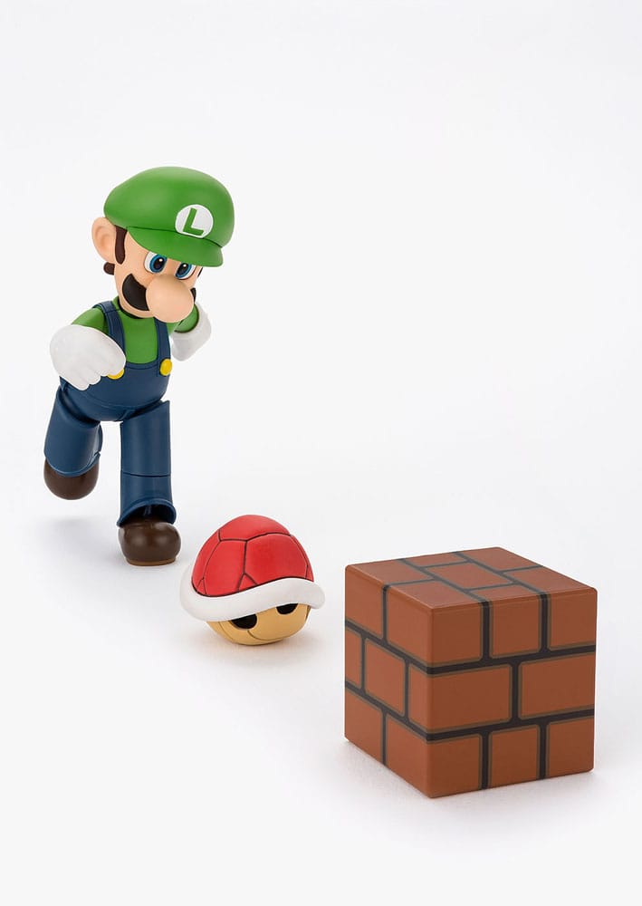 Super Mario S.H. Figuarts Action Figure Luigi 11 cm Sleek Geek