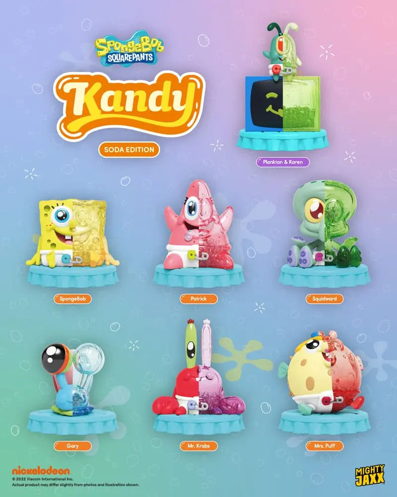 Spongebob Squarepants Blind Box Kandy x Jason Freeny Collection (Soda Edition) Sleek Geek Collectibles