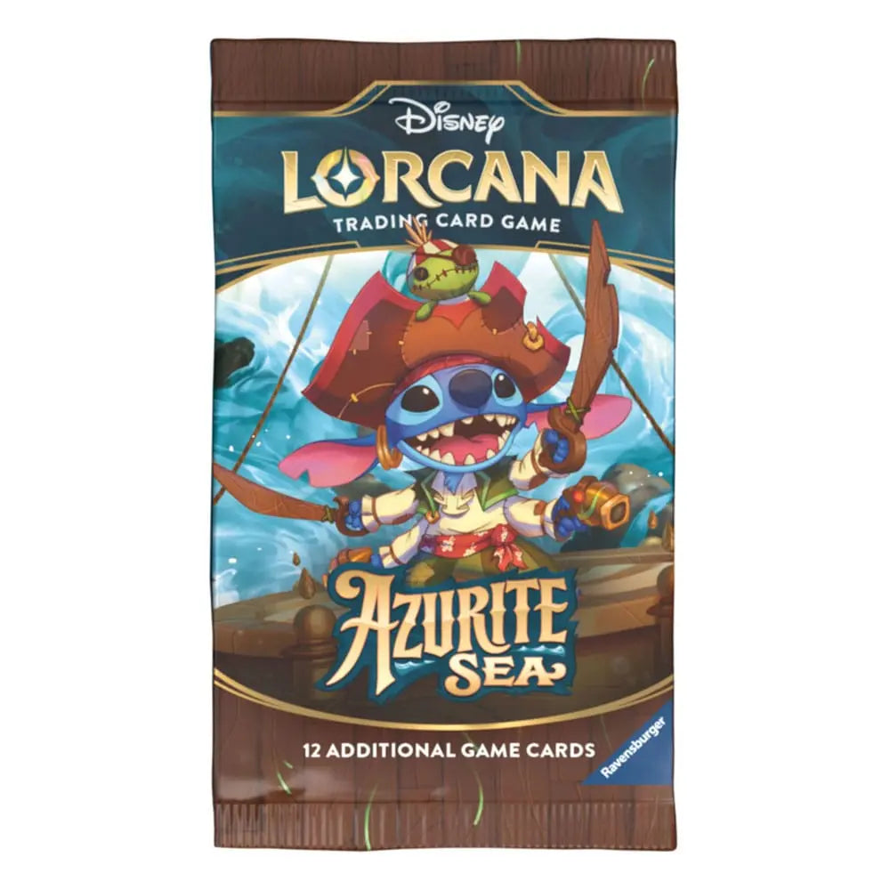 Disney Lorcana TCG Azurite Sea Booster Pack Sleek Geek Collectibles